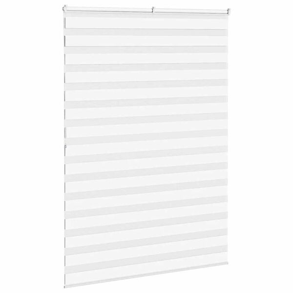 vidaXL Store zèbre blanc 160x200 cm largeur du tissu 155,9cm polyester