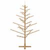 vidaXL Arbre de No&euml;l en bois Marron 150 cm Bois massif en pin