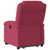 vidaXL Fauteuil de massage inclinable Rouge bordeaux Velours