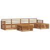 vidaXL Ensemble de canap&eacute;s d'ext&eacute;rieur 6 pc Naturel