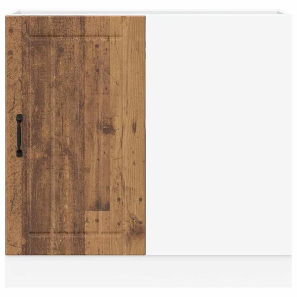 vidaXL Meuble bas de cuisine Lucca vieux bois bois d'ing&eacute;nierie