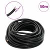 vidaXL Corde en Cuir Noir &Oslash;5 mm x 50 m Cuir