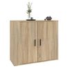 vidaXL Buffet Ch&ecirc;ne sonoma 80x33x70 cm Bois d'ing&eacute;nierie