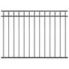 vidaXL Panneau de cl&ocirc;ture ASSEN en acier noir 1,7&nbsp;x&nbsp;1,2&nbsp;m
