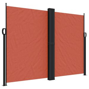 vidaXL Auvent lat&eacute;ral r&eacute;tractable terre cuite 180x1200 cm