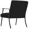 vidaXL fauteuil Noir 59 x 75 x 78 cm