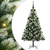 vidaXL Arbre de No&euml;l artificiel avec neige artificielle 150 LED