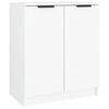 vidaXL Armoire à chaussures Blanc 59x35x70 cm Bois d'ingénierie