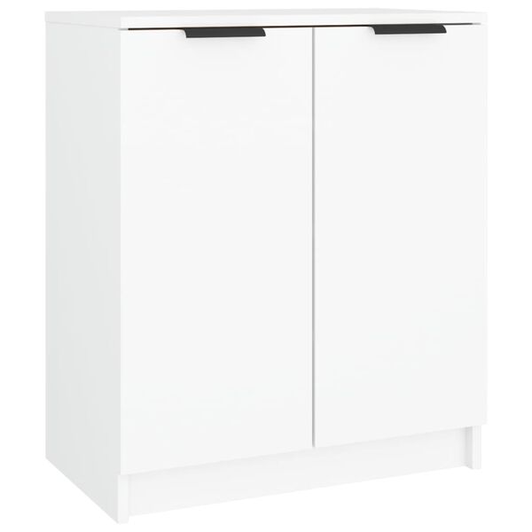 vidaXL Armoire à chaussures Blanc 59x35x70 cm Bois d'ingénierie