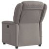 vidaXL Fauteuil de massage inclinable électrique Taupe Tissu
