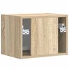 vidaXL Meuble TV mural Sonoma 60 x 31 x 29.5 cm Bois d'ingénierie
