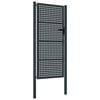 vidaXL Portail de jardin Anthracite 100x175 cm Acier