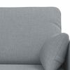 vidaXL Ensemble de Canap&eacute;s 2 pcs Gris clair 139 x 78 x 80 cm tissu