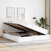 vidaXL Lit de Rangement Blanc pur 180 x 200 cm Cuir synth&eacute;tique