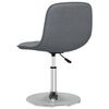 vidaXL Chaises pivotantes &agrave; manger lot de 4 gris clair tissu