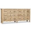 vidaXL Buffet Bois de manguier solide 200x40x90 cm