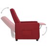 vidaXL Fauteuil inclinable Rouge bordeaux Tissu