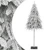 vidaXL Sapin de No&euml;l artificiel avec neige floqu&eacute;e 150 cm