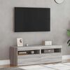 vidaXL Meubles TV 2 pcs avec lumières LED Sonoma gris 60x35x40 cm