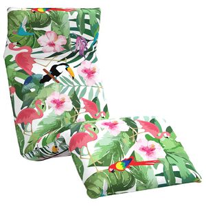 vidaXL Transat pliant multicolore 175 x 54 x 8,5 cm tissu Oxford
