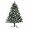 vidaXL Sapin de Noël artificiel avec 300 LED Vert 126 x 126 x 180 cm