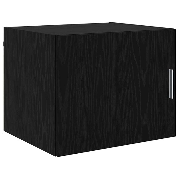 vidaXL Meuble mural Ch&ecirc;ne noir 50 x 42,5 x 40 cm Bois d'ing&eacute;nierie