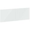 vidaXL T&ecirc;te de lit murale HAARLEM Blanc Bois d'ing&eacute;nierie