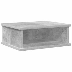 vidaXL Table de chevet Gris b&eacute;ton 40 x 31 x 15 cm Bois d'ing&eacute;nierie