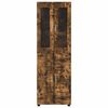 vidaXL Haut Armoire avec &eacute;tag&egrave;re FLORIN Ch&ecirc;ne fum&eacute; 60 x 35 x 182 cm