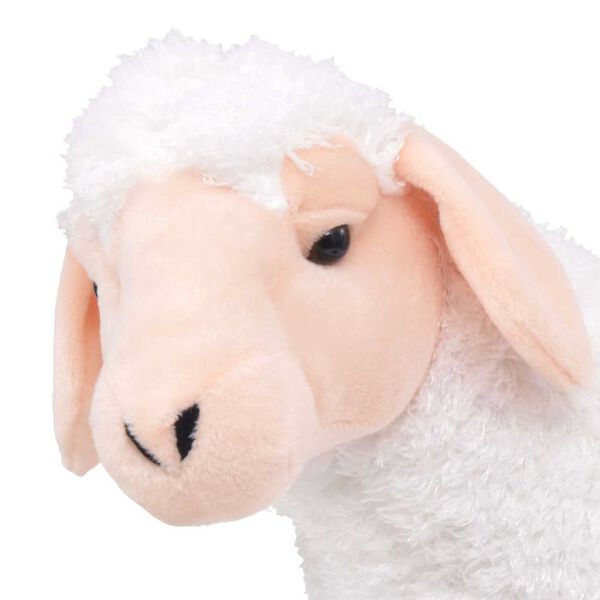 vidaXL Jouet en peluche Mouton Blanc XXL