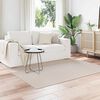 vidaXL Tapis de surface Carr&eacute; Cr&egrave;me 120 x 120 cm