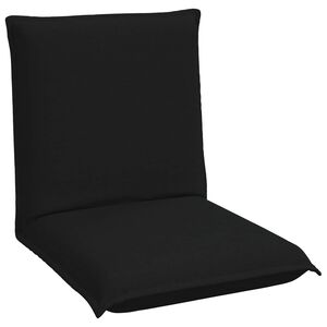 vidaXL Fauteuil de sol Noir 54 x 64 x 59 cm tissu