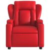 vidaXL Fauteuil inclinable &eacute;lectrique Rouge Similicuir