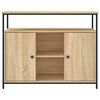 vidaXL Buffet Ch&ecirc;ne Sonoma 100x35x80 cm Bois d'ing&eacute;nierie