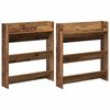 vidaXL Cabinet &agrave; chaussures 2 pcs Bois ancien 85 x 18 x 90 cm
