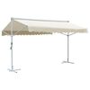 vidaXL Auvent sur pied 4x3 m Cr&egrave;me