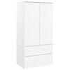 vidaXL Garde-robe ALTA blanc 90x55x170 cm bois massif de pin