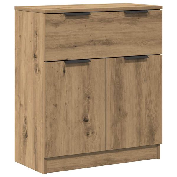 vidaXL Buffet chêne artisanal 60x30x70 cm bois d'ingénierie