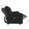 vidaXL Fauteuil de massage inclinable et porte-gobelets 4 places noir