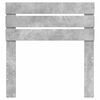 vidaXL T&ecirc;te de lit Gris b&eacute;ton 80 cm Bois d'ing&eacute;nierie