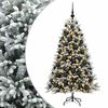 vidaXL Arbre de No&euml;l Artificiel avec Boule 240 cm 300 LED Blanc chaud