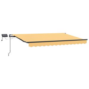vidaXL Auvent r&eacute;tractable Sable 300 x 250 cm Tissu et Aluminium