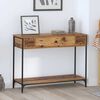 vidaXL Table console Bois ancien 100 x 34.5 x 75 cm Bois d'ingénierie