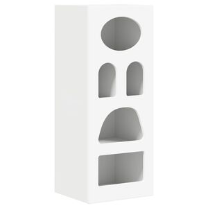 vidaXL Buffet ELST Blanc 40 x 35 x 100,5 cm Bois d'ing&eacute;nierie