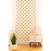 Kids at Home Papier peint Dotty Gold Blanc et dor&eacute; 100105