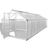 vidaXL Serre Aluminium 481x250x195 cm 23,44 m&sup3;