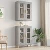 vidaXL Armoire murale suspendue Sonoma gris 69,5x34x90 cm