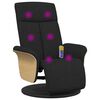 vidaXL Fauteuil de massage inclinable Noir 79 x 87 x 104,5 cm tissu