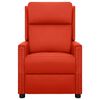 vidaXL Fauteuil de massage électrique Rouge Similicuir
