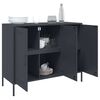 vidaXL Buffet anthracite 100,5x39x79 cm acier